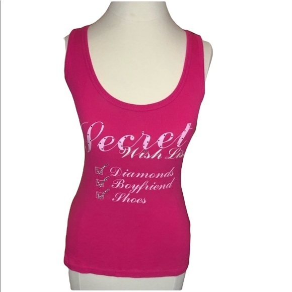 Victoria's Secret Tops Victorias Secret Sparkling Stones Fuchsia